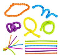 6 Pcs Fidget Toys Sensory Stick,Colorful Textured Calming Sensory Toys for Autism Kids Anxiety Relief Fidgets Travel Activities Essential Fidget Toy,Classroom Office Travel Activities Essential