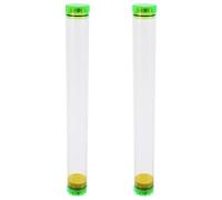 6 Pcs Fishing Float Tube Storage Pipe with Built in Sponge | ABS Shell, Portable Lightweight Design, Outdoor Fishing Use, Easy Handling, Fits Bobber Accessories