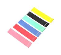 6 Pcs Fitness Bands With 6 Levels Exercise Bands Set Resistance Bands Elastic Workout Bands For Home Strength Training