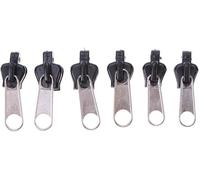 6 Pcs Fix Zipper Repair Kit Replacement Zip Slider Teeth Zippers Design Replacement Zipper Pull Fasteners Sewing Notions Supplies