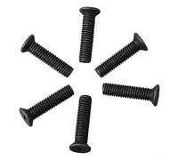 6 Pcs Fixing Screws for M5M6 Left Hand Thread Drill Chuck Shank Adapter Compatible with 1/2'' For UNF, 3/8'' For UNF (M5x25mm)