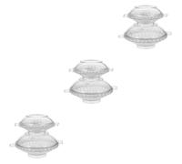 6 Pcs Floating Candle Mould Set for Candle Makers, Round Plastic DIY | Smooth Interior, 1 Large and 1 Small Mould, for Soap or Bath Bomb Mixtures