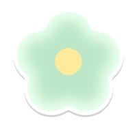 6 Pcs Flower Coasters For Home Decor Creative Vase Mat Kitchen Table Mats For Dinning For Pots,Glasses(Green,18X18cm)