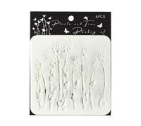 6 Pcs Flowers Stencils PET Drawing, Poetry Heart of Plan