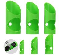 6 Pcs Foam Pipe Cutters, Insulation Pipe Plastic Fixtures in 6 Sizes, 90 & 45 Degree Angles for Most Pipe Types, Smooth Edge Cutting
