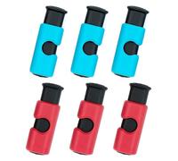 6 PCS Food Bag Squeeze Clips, Food Bag Cinch Clips Bag Clips Closure Clips Easy Squeeze & Lock, Collection Bag Clip Reusable for Dried Fruit Food Sandwich Bread Storage
