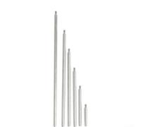 6 Pcs For Dial Indicator Extension Stem Rod Set With Storage Case For Precision Measurement Tools M2.5 Thread High Steel Silver 1 To 6 Inch Lengths Compatible With General Gauges Workshop Equipment