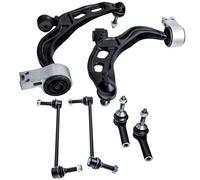 6 Pcs Front Control Arm & Sway Bar Compatible with Lincoln MKS MKT 2010 2011 2012 AWD FWD MS401122 MS401121 K750388 K750389 Front Lower Control Swing Arms Chassis Parts