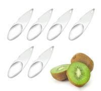 6 Pcs Fruit Opener Kiwi Spoon Kiwi Fruit Slicer Fruit Kiwi Spoon Kiwi Fruit Slicer Fruit Kitchen Helper for Kiwi Dragon Fruit Orange Or Other Fruit