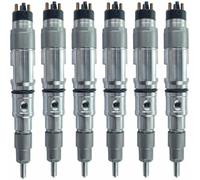 6 PCS Fuel Injector 65.10401-7001C 0445120040 Compatible with Daewoo Doosan DL08 DX300 DX340