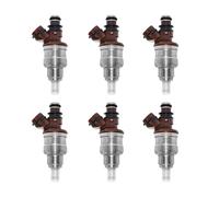 6 Pcs Fuel Injectors Car Fuel Injectors Compatible for 1989-1995 Toyota 4Runner Pickup T100 3VZE 3.0L V6 23250-65020 23209-65020