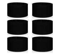6 pcs Funeral Mourning Band, Black Soccer Football Captains Armband, 1.96 x 11.81 Inch Black Elastic Arm Band Adjustable Leader Armband, Team Sport Armbands Soccer Armbands for Basketball Volleyball