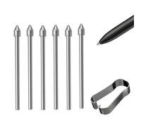 6 PCS Galaxy Tab S Pen Metal Nibs/Tips Replacement for Samsung Galaxy Tab S10+/S10 Ultra/S9/S9FE+/S9 Ultra/S8/S8+/S8 Ultra/S7/S7 FE/S6/S6 Lite S Pen Nibs,with Removal Tweezers