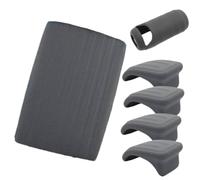 6 Pcs Gear Shift Cover Set Compatible With Yuan Plus Atto 3(black) | Fits 2022-2024 Models; Includes Armrest Box And Door Handrail Covers