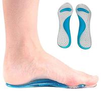6 PCS Gel Insoles with Arch Support and Hammer Toe Crest Cushion by Pedimend™ - Alleviates Heel and Ball of Foot Pain and burning - For Men and Women - Foot Care