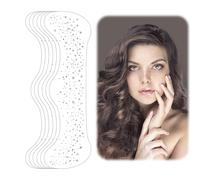 6 Pcs Glitter Freckles, Face Temporary Tattoo, DIY Makeup Patches For Festivals, Waterproof Sparkle Tattoos for Festival, Halloween, Parties
