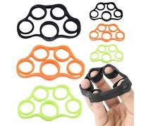 6 Pcs Grip Strength Enhancers, Finger Strength Devices, Finger Exercisers for Rehabilitation Training to Increase Strength, Relieve Stress, and Improve Finger Flexibility