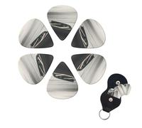 6 Pcs Guitar Picks Boat by the Sea Guitar Pick Set Double-sided Personalized Bass Pick Plectrums with Organizer Storage Box Ukulele Picks Ukulele Accessories for Men Women