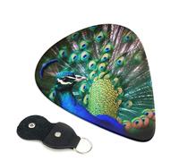 6 Pcs Guitar Picks with Beautiful peacock Print, Guitar Accessories Guitar Picks for Acoustic Guitar, Electric Guitar, Bass Guitar | 0.96mm