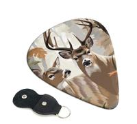6 Pcs Guitar Picks with Camouflage Deer_1 Print, Guitar Picks for Acoustic Guitar, Electric Guitar, Bass Guitar | 0.71mm