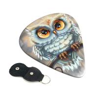 6 Pcs Guitar Picks with Cartoon Owl Print, Guitar Accessories Guitar Picks for Acoustic Guitar, Electric Guitar, Bass Guitar | 0.96mm