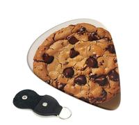 6 Pcs Guitar Picks with Chocolate Cookie Print, Guitar Picks for Acoustic Guitar, Bass Guitar | 0.96mm