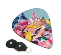 6 Pcs Guitar Picks with Colorful Fish Cartoon Print, Guitar Picks for Acoustic Guitar, Electric Guitar, Bass Guitar | 0.46mm