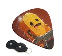 6 Pcs Guitar Picks with Cute Crying Chainsaw Print, Guitar Picks for Acoustic Guitar, Bass Guitar | 0.96mm