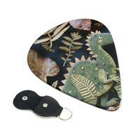 6 Pcs Guitar Picks with Cute Dinosaur Print, Guitar Accessories Guitar Picks for Acoustic Guitar, Electric Guitar, Bass Guitar | 0.46mm