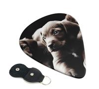 6 Pcs Guitar Picks with Cute puppies dog Print, Guitar Accessories Guitar Picks for Acoustic Guitar, Electric Guitar, Bass Guitar | 0.96mm