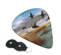 6 Pcs Guitar Picks with Hunting Flying Wild Ducks 8 Print, Guitar Accessories Guitar Picks for Acoustic Guitar, Electric Guitar, Bass Guitar | 0.71mm