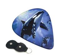 6 Pcs Guitar Picks with Killer Whale Print, Guitar Picks for Acoustic Guitar, Bass Guitar | 0.96mm