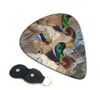 6 Pcs Guitar Picks with Mallard Ducks Print, Guitar Accessories Guitar Picks for Acoustic Guitar, Electric Guitar, Bass Guitar | 0.71mm