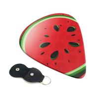 6 Pcs Guitar Picks with Red Watermelon Print, Guitar Accessories Guitar Picks for Acoustic Guitar, Electric Guitar, Bass Guitar | 0.46mm
