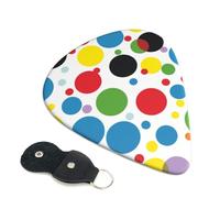 6 Pcs Guitar Picks with Twister Polka Dots Print, Guitar Accessories Guitar Picks for Acoustic Guitar, Electric Guitar, Bass Guitar | 0.71mm