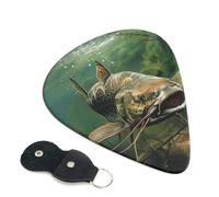 6 Pcs Guitar Picks with Underwater catfish Print, Guitar Accessories Guitar Picks for Acoustic Guitar, Electric Guitar, Bass Guitar | 0.71mm