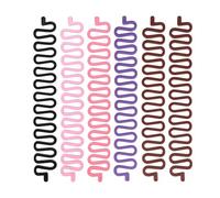 6 Pcs Hair Braiding Kit - U-Shaped Hair Pins, Twist Braid Tool & Bun Maker for DIY Hair Styling, French Twist Clips for Girls & Women