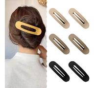 6 PCS Hair Claw Duckbill Clips for Women Thick Hair, Matte Non-SlipHair Clips Cute Hair Clips Strong Hold Thin Hair Accessories Work/School season/Study/Shower/Travel/France/Chic (color-1)