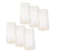 6 Pcs Hair Extension Storage to Protect From Dirt and Dust Bundles for Home Travel Salon Use Beige