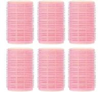 6 PCS Hair Roller Clips Curler Set Styling DIY Tools Small Plastic Grip Forehead Root Double Self-Adhesive Mini Curl Fluffy Rollers，Simple Thick Korean Style Easy Curl Hook Hair