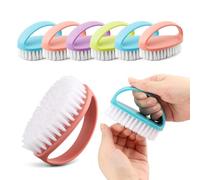 6 Pcs Hand Nail Brushes,Heavy Duty Nail Scrubbing Brush for Cleaning Nails & Toes,Stiff Bristles Deep Clean Brush for Mechanics, Gardeners, Men, Women, Kids and Daily Use