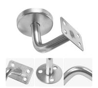 6 Pcs Handrail Brackets Stair Hand Rail Bracket Bannister Support Handrails
