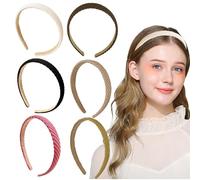 6 PCS Headbands for Women Thin Non Slip Hairbands Fashion Knitted Headband for Women's hair Cute Solid Colors Hair Accessories for Women Girls