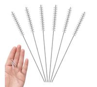 6 Pcs Hearing Aid Cleaning Brush, Small Vent Tube Cleaner Tool for Earbuds Headphones, Portable Hearing Aid Cleaning Tools for Wax Debris Removal