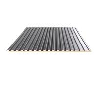 6 Pcs, Heavy Duty Metal Roof Sheeting for Building, Roof Replacement Board for Sun Room, Aluminum Cladding Sheets(110cm)