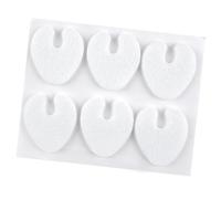 6 Pcs High Heel Protector Stickers Anti Blister Forefoot Cushion Pad Breathable Adhesive Shoe Insert Anti Blister Adhesive Heel Cushion for Women