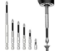 6 PCS High Magnetic Screwdriver Drill Bit Set Universal Anti-Slip Electric Screwdriver bits for Impact Driver 25 50 65 70 90 150mm Magnetize Screw Bits Ideal for DIY and Professional Use