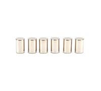 6 Pcs Iron Pickup Pole Pieces Slag Magnetic Rod Bar Guitar Pickup Pole Pickup Parts for Electric Guitar/Bass
