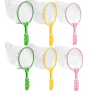 6 Pcs Kids Fishing Net, Fishing Nets For Kids, Beach Toy Bug and Butterfly Catching Compact Outdoor Play Equipment Early Learning Tool, Beach Toys Compact Crabbing Kit, for Outdoor and Indoor Use