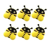 6 Pcs Knitting Needle Stoppers Cute Little Bee Needle Point Protection Needle Stoppers Knitting Accessories from US 1.5 (2.5mm) to US 15 (10mm)…